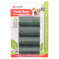 Produktbild von Flamingo Bio Hundekotbeutel Grün 120 Stück