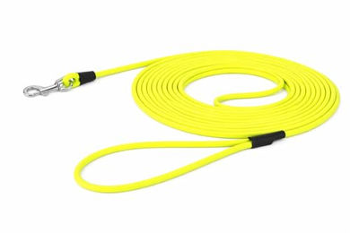 Produktbild von Flamingo Biothane Schleppleine für Hunde Gelb 10m waterproof - 10 m