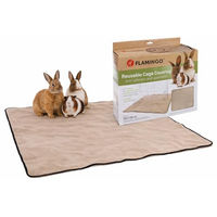 Produktbild von Flamingo Bodenmatte für Kaninchen und Hamster Beige 125x125x0,4 cm aus Textil - 125 cm