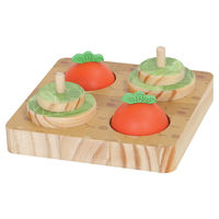 Produktbild von Flamingo Brain Train Bumble Intelligenzspielzeug aus Holz für Kleintiere und Nagetiere braun 15x15x6cm