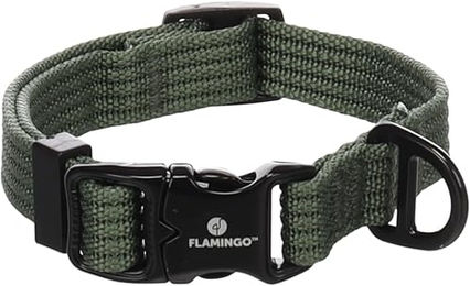 Flamingo Cami Hundehalsband aus Nylon in Grün Größe XS – Bild 1 von 5