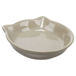 Flamingo Cena Futter- und Trinknapf aus Keramik rund Taupe 260 ml – Bild 1 von 1