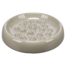Flamingo Cena Slow Feeder Futternapf aus Keramik rund taupe 250 ml – Bild 1 von 1