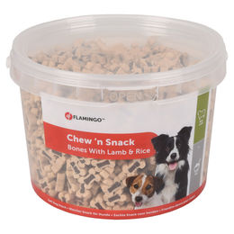 Flamingo Chew'n Snack Duo Kauknochen Lamm und Geflügel für Junghunde 1,8 kg - 1,8 kg – Bild 1 von 4
