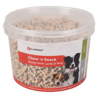 Produktbild von Flamingo Chew'n Snack Duo Kauknochen Lamm und Geflügel für Junghunde 1,8 kg - 1,8 kg