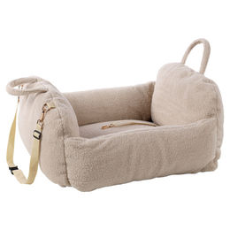 Flamingo Clifford Autositz für Hunde Beige aus Polyester 60x60x33 cm – Bild 1 von 4