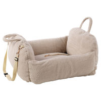 Produktbild von Flamingo Clifford Autositz für Hunde Beige aus Polyester 60x60x33 cm