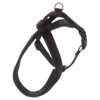 Produktbild von Flamingo Cross Abbi Hundegeschirr aus Nylon Schwarz Größe XXS