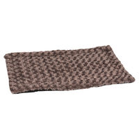 Produktbild von Flamingo Cuddly Hundekissen rechteckig flach Plüsch Taupe 70,5 x 41,5 x 2 cm