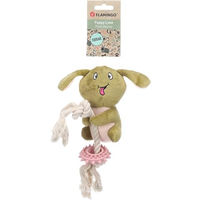 Produktbild von Flamingo Dadi Koala Kauspielzeug für Welpen mit Seil und Plüsch in Grün zur Zahnpflege
