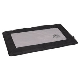 Produktbild von Flamingo Decke rechteckig aus Polyester Schwarz/Grau Größe M