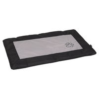 Produktbild von Flamingo Decke rechteckig aus Polyester Schwarz/Grau Größe M