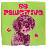Produktbild von Flamingo Dekofliese Be Pawsitive Dachshund