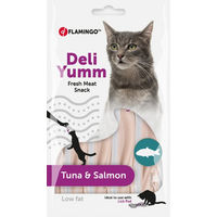 Produktbild von Flamingo Deli Yumm Paste mit Thunfisch und Lachs 5 x 14 g - 5 x 14 g
