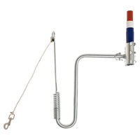 Produktbild von Flamingo Doggy Guide Fahrrad-Führhalter aus Metall in Silber und Grau