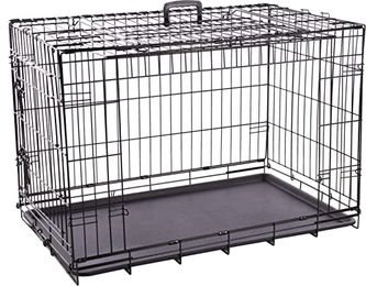 Flamingo Draadkooi Nyo Schwarz XL für große Hunde mit den Maßen 108 cm x 71,5 cm x 76 cm – Bild 1 von 3