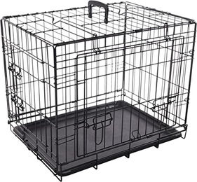 Flamingo Drahtkäfig Nyo Schwarz S für kleine Hunde 62x45x49,5 cm – Bild 1 von 6