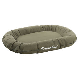 Flamingo Dreambay Hundebett Oval Grün 80 x 60 x 14 cm aus Polyester zur Gelenkschonung – Bild 1 von 3