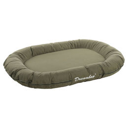 Flamingo Dreambay Hundebett oval grün aus Polyester für Gelenke 100 x 75 x 15 cm – Bild 1 von 4