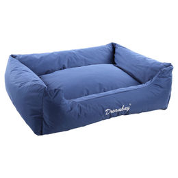Produktbild von Flamingo Dreambay Hundebett rechteckig blau aus Polyester 100 x 80 x 25 cm