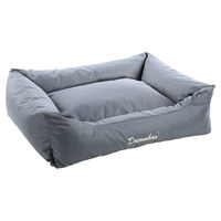 Produktbild von Flamingo Dreambay Hundebett rechteckig grau 100 x 80 x 25 cm aus Polyester
