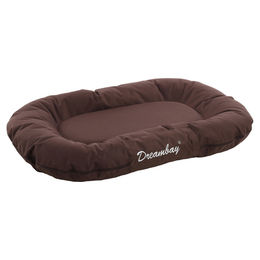 Flamingo Dreambay Hundekissen oval braun 80 x 60 x 14 cm – Bild 1 von 1