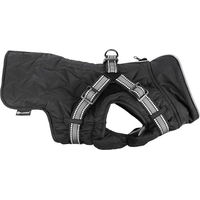 Produktbild von Flamingo Duker Hundemantel Winter Schwarz mit Fleecefutter wasserabweisend 40cm