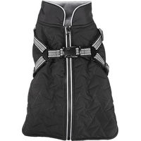 Produktbild von Flamingo Duker Hundemantel Winter Schwarz wasserdicht mit Fleecefutter - 1 Stk.