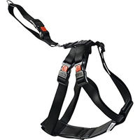 Produktbild von Flamingo Duma Autosicherheitsgeschirr für Hunde Schwarz Nylon Größe L 50-70cm