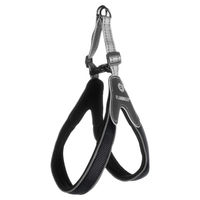 Produktbild von Flamingo Easy Hilka Hundegeschirr aus Nylon Schwarz Größe L