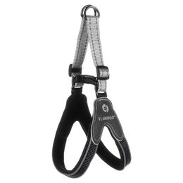 Flamingo Easy Hilka Hundegeschirr aus Nylon Schwarz Größe XS – Bild 1 von 2