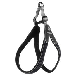 Flamingo Easy Hilka Hundegeschirr aus Nylon Schwarz Größe XXL – Bild 1 von 5