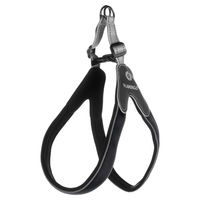 Produktbild von Flamingo Easy Hilka Hundegeschirr aus Nylon Schwarz Größe XXL