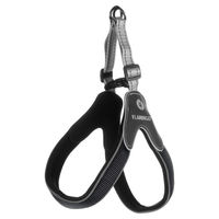 Produktbild von Flamingo Easy Hilka Hundegeschirr Schwarz Größe M