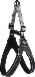 Flamingo Easy Hundegeschirr Hilka Schwarz Nylon Größe S 35-45cm – Bild 1 von 5