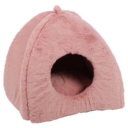 Flamingo Ebby Katzenhöhle Iglu aus Plüsch in Rosa 38 x 38 x 40 cm – Bild 1 von 1