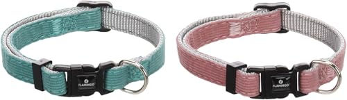 Flamingo Elfi Hundehalsband für Welpen aus Nylon in Bunt XS 20-35cm – Bild 1 von 5
