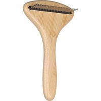 Produktbild von Flamingo Entfilzerharke aus Bambus in Braun Natur mit 31 Stifte - 1 Stk.