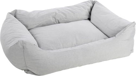 Flamingo Ergonomisches Hundebett Genève Rechteckig Grau 100 cm Waschbar mit Antirutschboden - 100 cm – Bild 1 von 3
