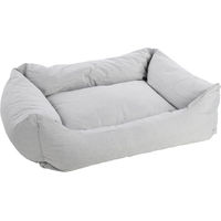 Produktbild von Flamingo Ergonomisches Hundebett Genève Rechteckig Grau 100 cm Waschbar mit Antirutschboden - 100 cm