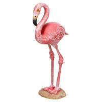 Produktbild von Flamingo Ernie Aquariendekoration Figur und Höhle rosa für Fische