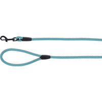 Produktbild von Flamingo Eros Führleine für Hunde aus Nylon in Blau mit matt schwarzen Beschlägen 1,3 m - 1,3 m