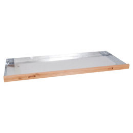 Produktbild von Flamingo Ersatz Schublade für Kaninchenstall aus Metall Silber 36x79 cm