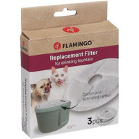 Produktbild von Flamingo Ersatzfilter für Finto Trinkbrunnen Weiß 3 Stück