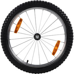 Flamingo Ersatzrad für Remco Fahrradanhänger 20 Zoll aus Gummi und Stahl Schwarz – Bild 1 von 4