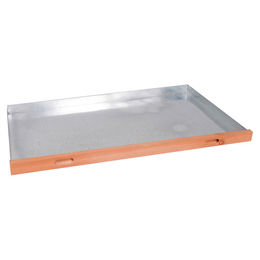 Produktbild von Flamingo Ersatzschublade für Kaninchenstall Sunshine aus Metall 67x42cm Silber oder Braun