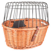 Produktbild von Flamingo Fahrradkorb Canna Klick Lenker Braun Weide Mini XS