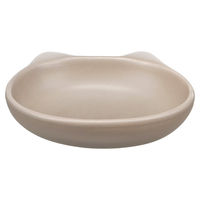 Produktbild von Flamingo Filou Futter- und Trinknapf aus Keramik oval taupe 270 ml