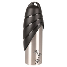 Flamingo Fin tragbarer Wasserspender für Hunde aus Edelstahl 750ml - 0,75 l – Bild 1 von 3