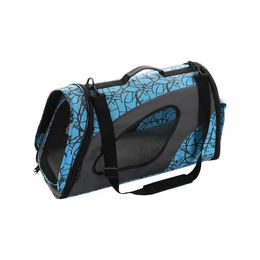 Flamingo Finchley Hundetragetasche Blau S aus Polyester mit Belüftungsnetz und Sicherheitsleine – Bild 1 von 4